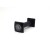 KEDR дверне вічко DV204 70-130BLACK MATT чорне матове КВАДРАТНЕ