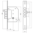 CLASS Замок врізний 189/4MF (5 кл)