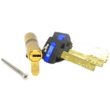 HARDLOCK СЕРЦЕВИНА 90mm 45/45 PB ключ-ключ латунь (K-45/45-PB)