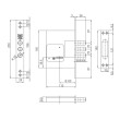 Mottura замок сувал DP25170000 (аналог кале 257L)