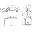 KEDR Комплект роликів ESW338-40 (до 40кг)