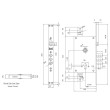 KALE KILIT Корпус замка 352R (з тягами)