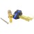 HARDLOCK СЕРЦЕВИНА 90mm 40/50 PB ключ-ключ латунь (K-40/50-PB)