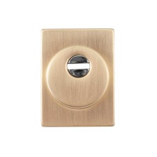 Броненакладка PROTECT 25мм 60*80 ПРЯМОКУТНА SG матове золото (без задньої накладки)