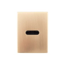 Накладка PROTECT під сувальдний ключ 60*80 ПРЯМОКУТНА SG золото матове (половинка)