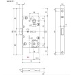 AGB Замок MEDIANA Evolution WC96 чорний (B.01102.50.93)