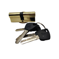 KEDR Серцевина BRASS/BRASS KEY M90 ZG (30/60) кл/кл латунь (з латунним ключем) //BB-EA90PB