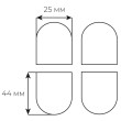 AGB Eclipse 3.0, декор, пластик, коричнева бронза (E30200.12.22)