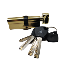 KEDR Серцевина BRASS/BRASS KEY M90 ZCG (T30/60) кл/вор латунь (з латунним ключем) //BB-ETA90PB