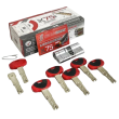 Серцевина модульна Securemme K75 113 мм 31.5/81.5 ключ/ключ матовий хром
