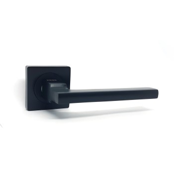 KEDR Ручка на розетці КВАДРАТ R6.180-AL-BLACK-MATT чорний матовий KEDR Ручка на розетці КВАДРАТ R6.180-AL-BLACK-MATT чорний матовий