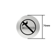 METAL-BUD Знак НЕ ПАЛИТИ самоклеючий METAL-BUD Знак НЕ ПАЛИТИ самоклеючий